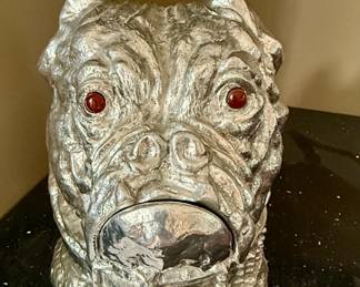 Arthur Court Bulldog ice bucket