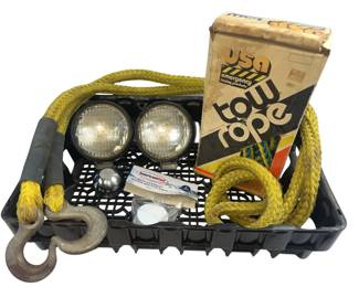 Automotive Tow Ropes Trailer Lights Hitch Ball
