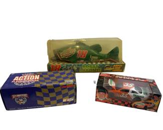 3 in Box NASCAR Diecast Cars 50th Anniversary + Fish 18 Tabasco 35