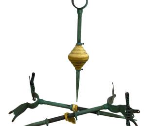 3 Antique Roof Top Lightning Rods West Dodd Corp Goshen Ind