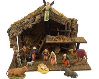 Vintage M Landi ITALY Nativity Camel Cow Donkey Figures