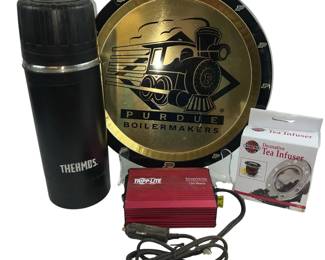New Tea Infuser Thermos PURDUE Boilermakers Tin Tray Tripp-Lite