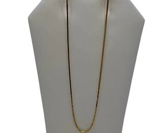 14K ITALY 18" Chain Necklace 2.2g Jewelry