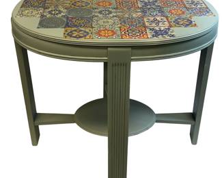 Oval Decorative Top Table