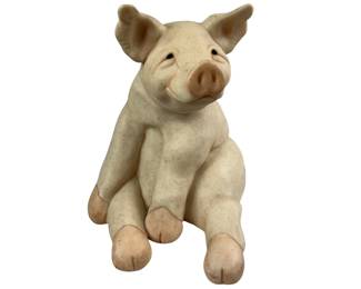 13" Quarry Critters Parsley Pig Figure