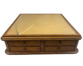 13" Antique Medical CW Munson Toledo Dentistry Cabinet 5 Drawers