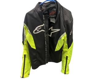 AlpineStars Large MX Motorcycle Sport Protective Jacket On Road