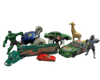 Diecast NASCAR cars Semi Truck HULK & Action Figures