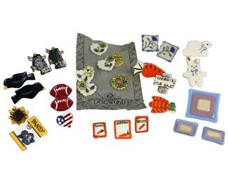 Purdue Boilermaker Special Earrings +Porcelain Ceramic Spring Buttons Earrings Crafting