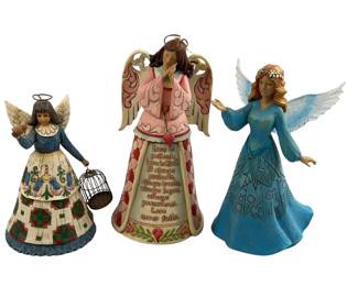 3 7-9" Jim Shore Angels Love Wonderland