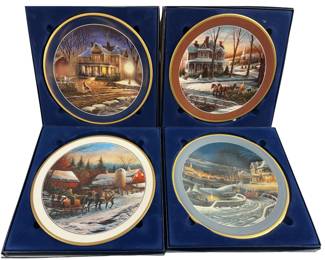 Terry Redlin 4 Plate Collection