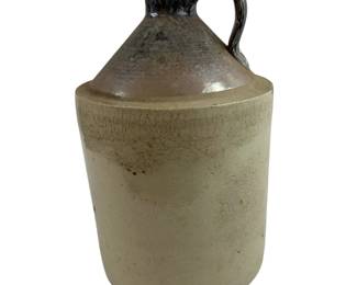 Antique Moonshine Whiskey Crock Jug 1 Gallon Salt Glaze