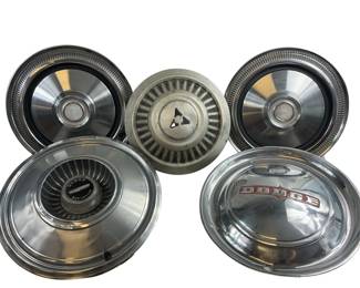 Vintage Dodge Hubcaps Dog Dish Automotive Car Truck