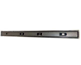 Vintage 1970s FORD Tailgate Panel Badge Aluminum
