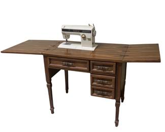Vintage Kenmore Sears Sewing Machine in Cabinet