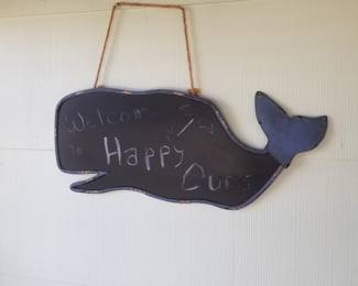 Whale chalkboard
