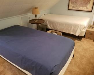 Two twin beds