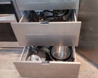 Kitchen cabinetry detail: drawers