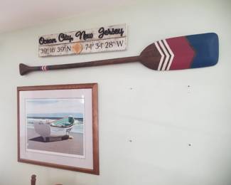 Beachy wall decor