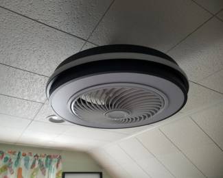 Ceiling fan with remote