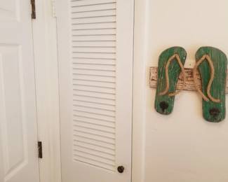 Louvered door
