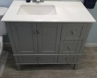 Updated bath vanity