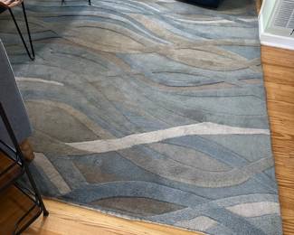 Coastal area rug 118" x 96"