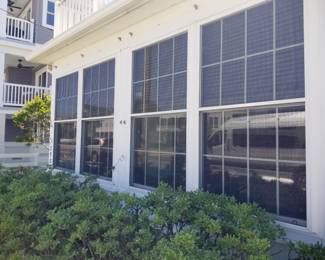 Enclosed porch - great windows!