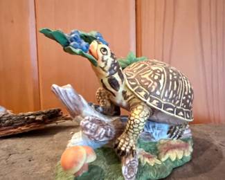 Lenox Fruitful Pursuit Box Turtle Figurine