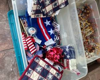 Assorted Patriotic Holiday Decor second image