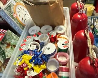 Assorted Ribbons and Decorative Bows