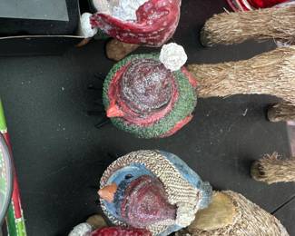 Christmas Figurines Assorted Animals