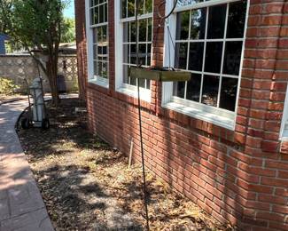 Wrought Iron Shepherds Hook Bird Feeder Stand