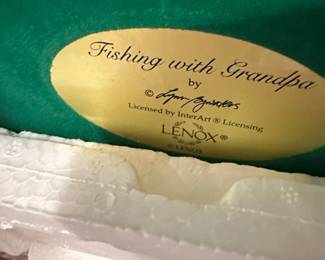 Lenox Fishing with Grandpa by Lynn Powers Figurine second image