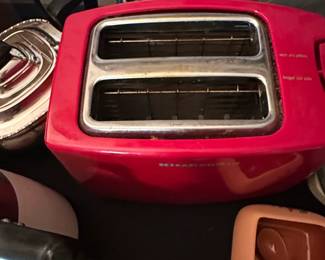 KitchenAid KMTER Empire Red Slice Toaster