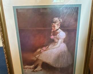 Ballerina with Roses by R. Tofani