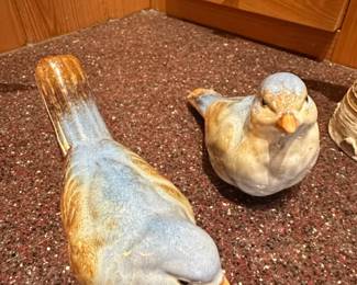 Ceramic Bird Figurines