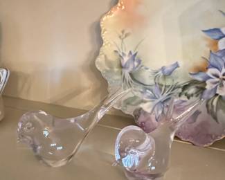Glass Bird Figurines