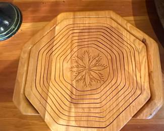 Wooden Folding Fruit Basket