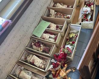 Collection of Collectible Christmas Figurines