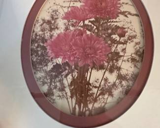 Vintage Botanical Oval Prints Set of third image