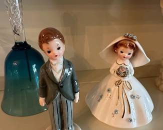 Josef Originals Bride and Groom Porcelain Figurine Set