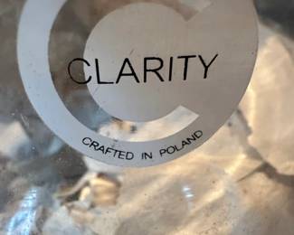 Clarity Crafted in Poland Glass Apothecary Jar with Lid second image