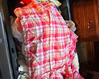 Assorted Womens Flannel and Plaid Shirts Collection fourth image
