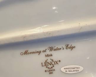 Lenox Morning at Waters Edge Mink Figurine second image