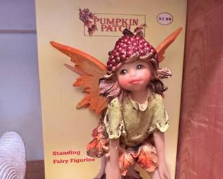 Pumpkin Patch Fairy Figurine