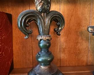 Cast Iron Fleurdelis Finial