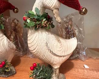 Christmas Goose Figurines Set second image