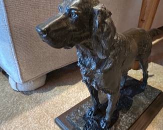 Bronze English Setter Sculpture second image