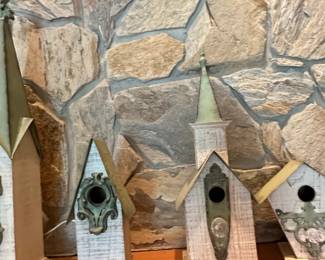 Set of Decorative ChurchThemed Birdhouses second image